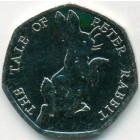 Великобритания, 50 пенсов 2017 год