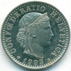 Швейцария, 20 раппенов 1993 год (AU)
