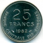 Коморы, 25 франков 1982 год (UNC)