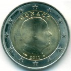 Монако, 2 евро 2011 год (AU)