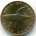 Остров Мэн, 1/2 пенни 1976 год (UNC)