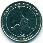 Уганда, 100 шиллингов 2004 год (AU)