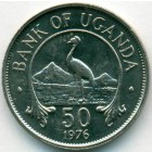 Уганда, 50 центов 1976 год (UNC)