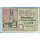 Германия, 10 пфеннигов 1921 год  НОТГЕЛЬД