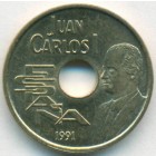 Испания, 25 песет 1991 год (UNC)