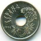 Испания, 25 песет 1994 год (UNC)