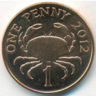 Гернси, 1 пенни 2012 год (UNC)