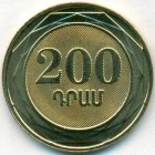 Армения, 200 драм 2003 год (UNC)