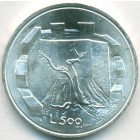 Сан-Марино, 500 лир 1976 год (UNC)