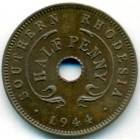 Южная Родезия, 1/2 пенни 1944 год (UNC)