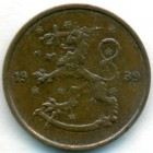 Финляндия, 5 пенни 1939 год