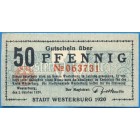 Германия, 50 пфеннигов 1920 год НОТГЕЛЬД