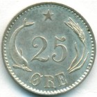 Дания, 25 эре 1894 год (AU)