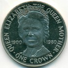 Остров Мэн, 1 крона 1980 год (UNC)