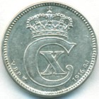 Дания, 25 эре 1916 год