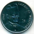 Конго (ДРК), 1 франк 2004 год (UNC)