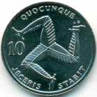 Остров Мэн, 10 пенсов 1992 год (UNC)