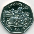Гибралтар, 50 пенсов 1993 год (AU)