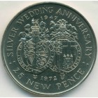 Гибралтар, 25 новых пенсов 1972 год (UNC)