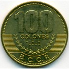 Коста-Рика, 100 колонов 2007 год (UNC)