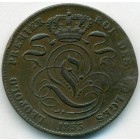 Бельгия, 5 сантимов 1853 год