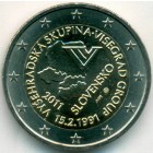 Словакия, 2 евро 2011 год (UNC)