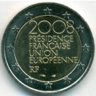 Франция, 2 евро 2008 год (AU)