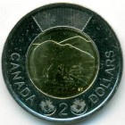 Канада, 2 доллара 2015 год (UNC)