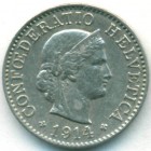 Швейцария, 5 раппенов 1914 год