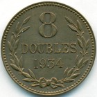 Гернси, 8 дублей 1934 год (AU)