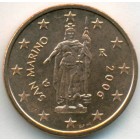 Сан-Марино, 2 евроцента 2006 год (UNC)