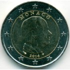 Монако, 2 евро 2014 год (AU)