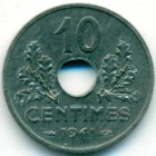 Франция, 10 сантимов 1941 год (AU)