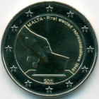 Мальта, 2 евро 2011 год (UNC)