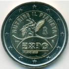 Италия, 2 евро 2015 год (AU)