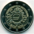 Германия, 2 евро 2012 год G (UNC)