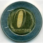 Ангола, 10 кванз 2012 год (UNC)