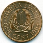 Cьерра-Леоне, 1 цент 1964 год (UNC)