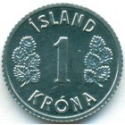 Исландия, 1 крона 1978 год (UNC)