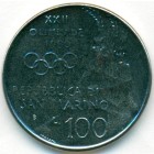Сан-Марино, 100 лир 1980 год (UNC)