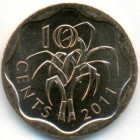 Свазиленд, 10 центов 2011 год (UNC)