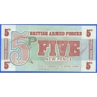 Британские ВС, ваучер на 5 пенсов 1972 год (UNC)