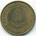 Португальская Гвинея, 1 эскудо 1946 год (UNC)