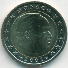 Монако, 2 евро 2001 год (AU)