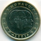 Монако, 1 евро 2001 год (AU)