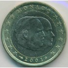 Монако, 1 евро 2001 год (AU)