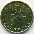 Монако, 20 евроцентов 2001 год (AU)