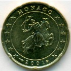 Монако, 20 евроцентов 2001 год (AU)