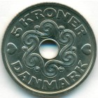 Дания, 5 крон 1990 год (UNC)