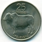 Ботсвана, 25 тхебе 1976 год (UNC)